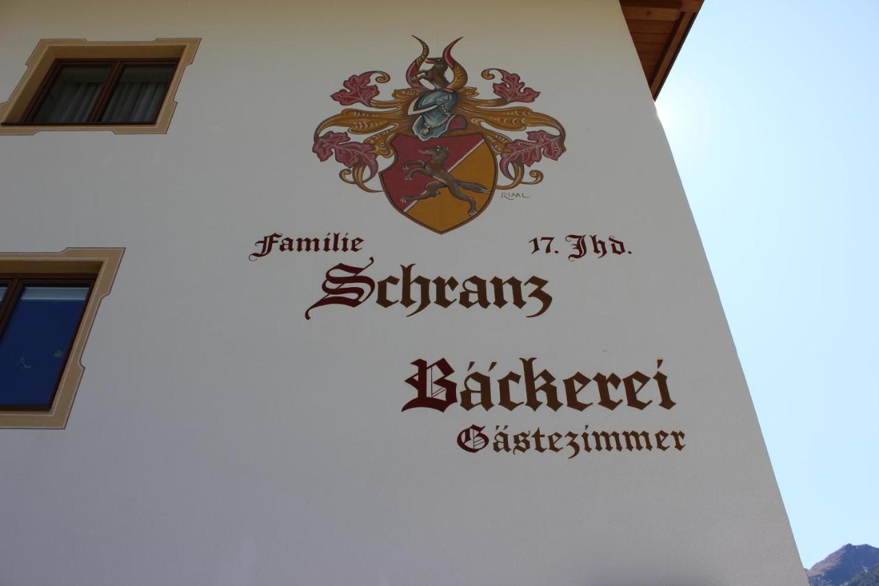 Baeckerei Schranz Bed & Breakfast Sankt Leonhard im Pitztal Exterior photo